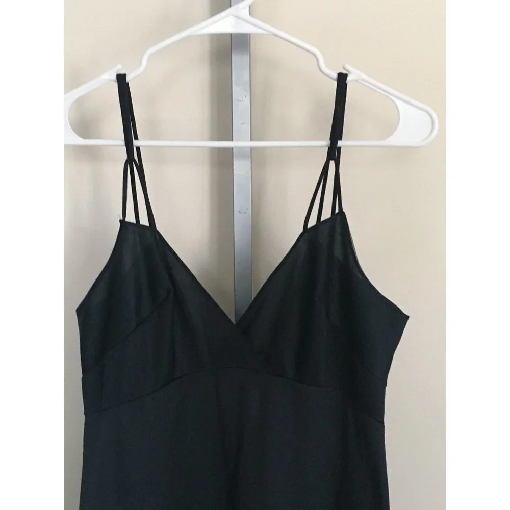 Ginger Rogers for JC Penney Lingerie Vintage Long Gown Size Medium Black - Picture 3 of 7